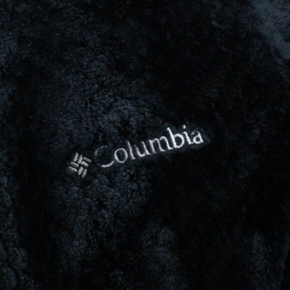 Columbia Women's Front Zip Black Fleece Jacket Sweater - Picture 5 of 7